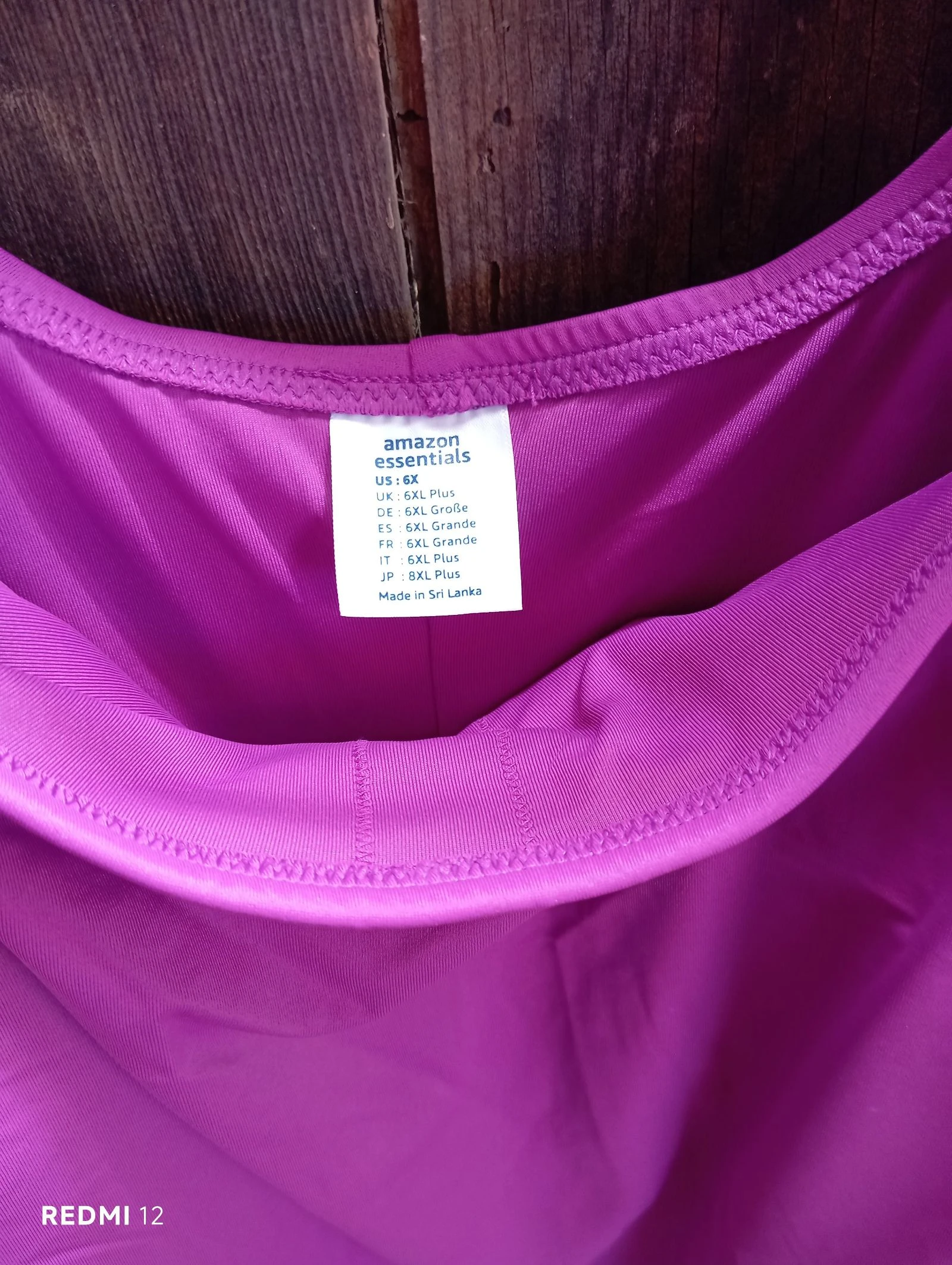 Paars badpak - Maat 6XL – photo 2